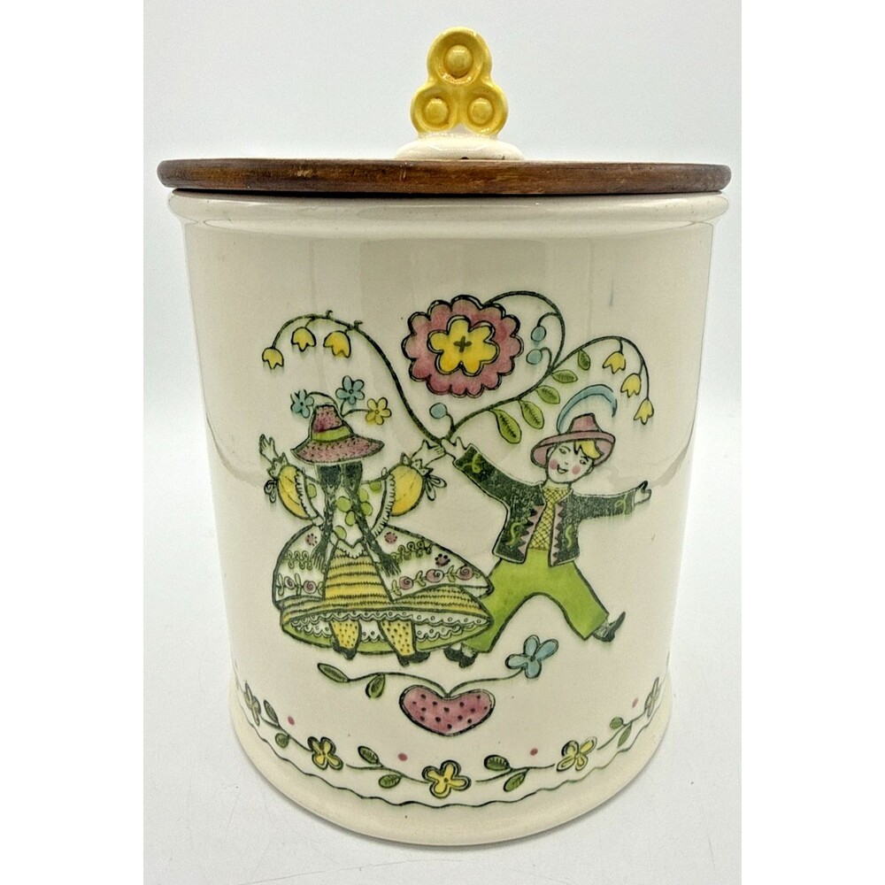 Vintage Metlock Poppytrail Happy Time - XL Canister, 7 5/8" Replacement Green